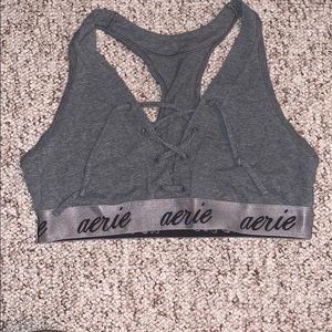 Lace-up bralette